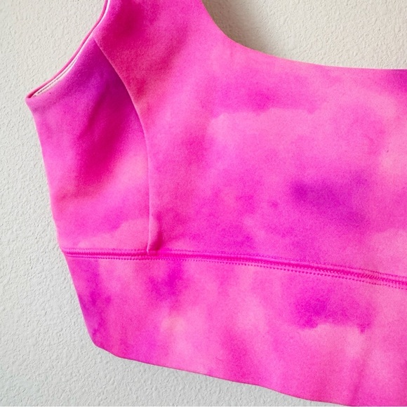 IVL COLLECTIVE Tie Dye Bright Pink Power Sports Bra - Picture 6 of 6